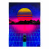 "Sunset Grid" meets Ferrari 348 TB